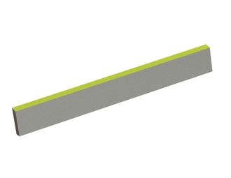 Cuchilla de estator 614x78x19, StandardCut, filo 75°, 2x M12, versión X para Previero 