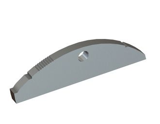 Cuchilla de rotor 129x35x8, Premium Line, 1 perforación, versión X 