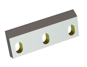 Cuchilla de rotor 262x92x24 Eco Line, filo 3x55°/50°, 3 agujeros oblongos 26x39 para Rapid Granulator AB 