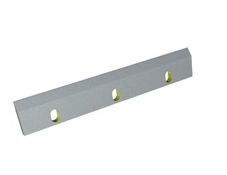 Cuchilla de rotor 450x75x14, Eco Line, 3 agujeros oblongos, 2x rosca M8, filo 3x40°/35° para Rapid Granulator AB 