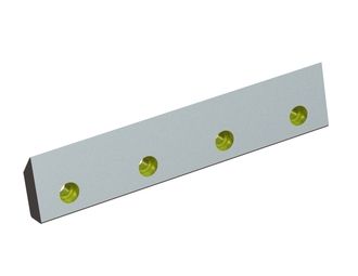 Cuchilla de rotor 510x110x38 Eco Line, 4 taladros avellanados, filo 6.5x55°/45° para Heinrich Dreher Maschinenbau 