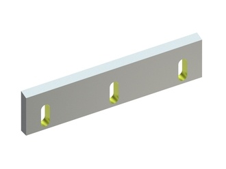 cuchilla del rotor 500x120x25 Eco Line, 3 agujeros oblongos 