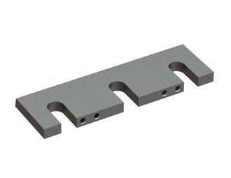 Cuchilla estator 250x80x15 PremiumCut 3 ranuras, filo 75°, rosca 4xM8 