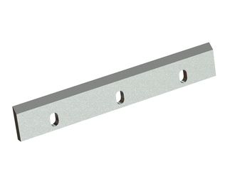 Cuchilla estator 454x72x14, PremiumCut, 3 ranuras, filo 45°/30°, versión W1 para Rapid Granulator AB 