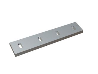 Cuchilla estator 490x100x20, Premium Line, 4 ranuras, filo doble 75°, versión X para Herbold Meckesheim GmbH 