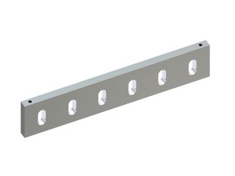 Cuchilla estator 590x110x22, Premium Line, 6 ranuras, filo 80°, 4xM10, versión X 