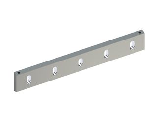 Cuchilla estator 658x101x25, Premium Line, 5 ranuras, filo 70°, 2xM12, versión X 