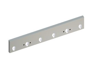 Cuchilla estator 700x120x20, Premium Line, 6 ranuras, filo 79°, 4xM10, versión X 