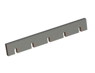 Cuchilla estator 742x100x28 PremiumCut 2xM16 rosca, filo 90°, 5 ranuras 22x45 para Herbold Meckesheim GmbH 