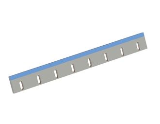 Cuchilla estator 800x90x20, Hybrid Line, 8 ranuras, filo 85°, 2xM10, calidad H4 