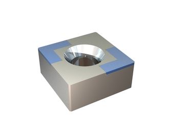 Cuchillo 87x87x38 CarbideCut, 2 filos de carburo, avellanado cónico, para SVLN0062-200 para Lindner Recyclingtech Lindner Jupiter