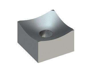 Cutter 32x32x20 Premium Line M12 thread, concave, X-version for Herbold Meckesheim USA - Resource Recycling Systems Inc. 
