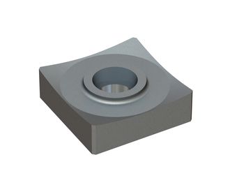 Cutter 40x40x12 carbide for Holzmag | Metso 