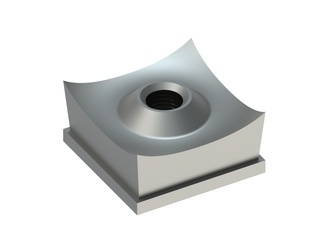 Cutter 40x40x20 Premium Line M12 thread, X-version 
