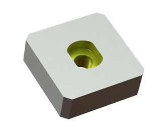 Cutting crown 148x148x49, StandardCut, single-sided hole with slotted counterbore, X version for Bano Recycling s.r.l. 