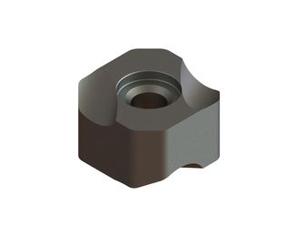 Cutting crown 34x34x20, PremiumCut, M12 thread, X version for Untha Untha QR 1000