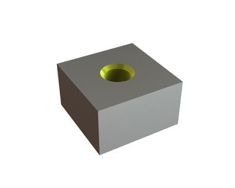Cutting crown 35x35x20, StandardCut, M12 thread, X version for GROSS Apparatebau GmbH 