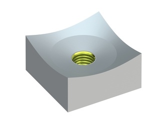 Cutting crown 40x40x20, Eco Line, M12 thread, B1 variant for Vecoplan LLC (Retech) Lindner Antares 1600