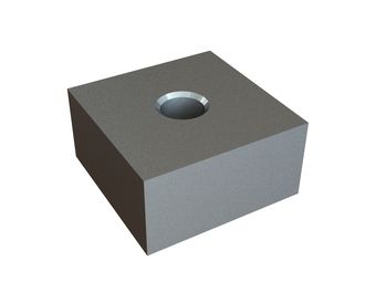 Cutting crown 40x40x20, Premium Line, M12 thread, X version for Vecoplan Vecoplan VAZ (mittlere Baureihe)