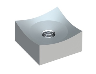 Cutting crown 40x40x20 PremiumCut, M12 thread, B1 version for Vecoplan Vecoplan VAZ (mittlere Baureihe)