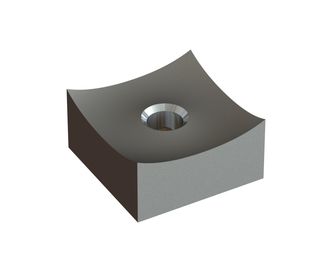 Cutting crown 40x40x20, PremiumCut, M12 thread, X version for Vecoplan Vecoplan VAZ (mittlere Baureihe)