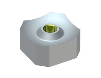 Cutting crown 40x40x20, StandardCut, M12 thread, X version for Vecoplan LLC (Retech) Vecoplan VAZ 1600 XL (Retech RG 62 XL)