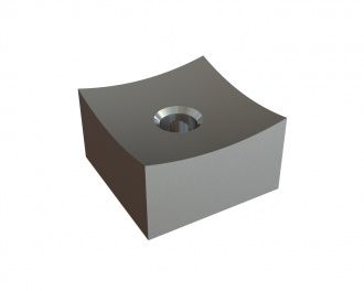 Cutting crown 40x40x23, PremiumCut, M12 thread, X version for Weima Maschinenbau GmbH Weima WLK
