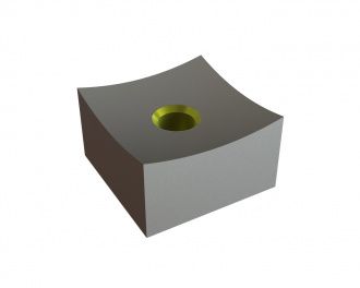 Cutting crown 40x40x23, StandardCut, M12 thread, B1 version for Weima Maschinenbau GmbH Weima WLK