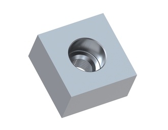 Cutting crown 40x40x25, Premium Line, (Film & Fiber), M14x1.5 fine thread, X version for Vecoplan Vecoplan VAZ (mittlere Baureihe)