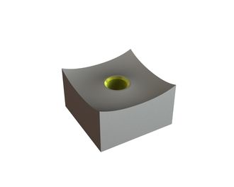 Cutting crown 40x40x25, StandardCut, M12 thread, B1 version for Zeno Zerkleinerungsmaschinen 