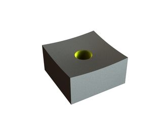 Cutting crown 48x48x25, StandardCut, M14 thread, X version 