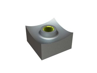 Cutting crown 50x50x30, Eco Line, M16 thread, X version for Amis | Zerma 