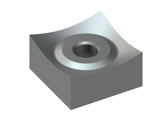 Cutting crown 60x60x30, M20 concave groove to the thread, X-version 