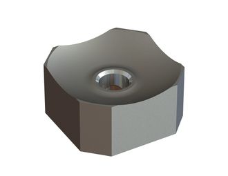 Cutting crown 60x60x30, Premium Line, M18 thread, X version for Vecoplan LLC (Retech) 
