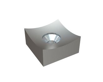 Cutting crown 60x60x30 PremiumCut, 1 countersunk hole, Y version for Bano Recycling s.r.l. 