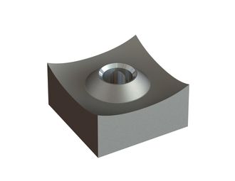 Cutting crown 60x60x30, PremiumCut, M20 thread, X version for Vecoplan Vecoplan VAZ (mittlere Baureihe)