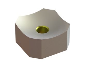 Cutting crown 60x60x30, StandardCut, M18 thread, X version for Vecoplan LLC (Retech) 
