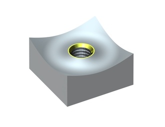 Cutting crown 60x60x30, StandardCut, M18 thread, X version for Vecoplan LLC (Retech) Vecoplan VAZ 160/200