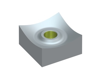 Cutting crown 60x60x30, StandardCut, M20 thread, X version for Vecoplan Vecoplan VAZ