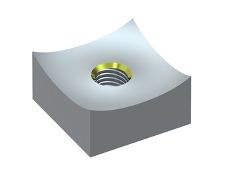Cutting crown 60x60x30, StandardCut, M20 thread, X version for Vecoplan Vecoplan VAZ (mittlere Baureihe)