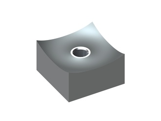 Cutting crown 80x80x45 Premium Line, M20 thread, X-version for Vecoplan LLC (Retech) 