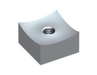 Cutting crown 80x80x45, PremiumCut, M24 thread, X version for Vecoplan Vecoplan VNZ