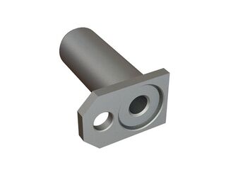 Cylinder mounting bolt for rod end for Lindner Recyclingtech 