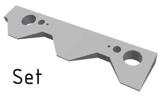 Deflettore sinistra rotore - parete laterale per Vecoplan 
