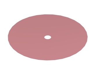 Disque pour plateau de broyage Ø1735/Ø148,5x3.2, Hardox pour Görgens Mahltechnik 