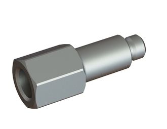 Double grease nipple with shaft for Lindner Recyclingtech 