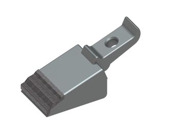 Flail tip 170x98x60 armored for Doppstadt Umwelttechnik GmbH 