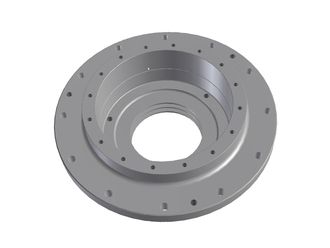 Flange bearing housing D=300 for rotor for Vecoplan LLC (Retech) 