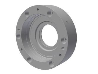 Flange bearing housing fixed bearing Ø320x176 for Vecoplan LLC (Retech) Vecoplan VNZ 210