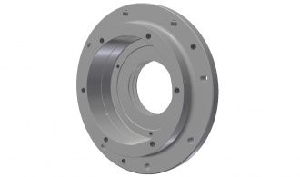 Flange bearing housing (fixed bearing) D=260 for Vecoplan LLC (Retech) 